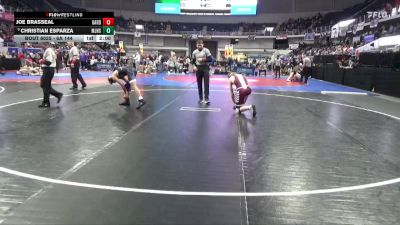 6A 144 lbs Champ. Round 1 - Christian Esparza, Mortimer Jordan HS vs Joe Brasseal, Gardendale Hs