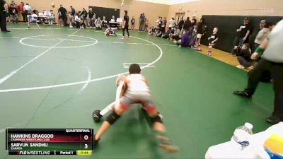 62 lbs 1st Place Match - Sarvun Sandhu, Canada vs Hawkins Draggoo, Cashmere Wrestling Club