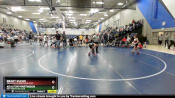 76 lbs Semifinal - Kealton Martinson, Roy Wrestling Club vs BRADY KUEHN, Grantsville Wrestling Club