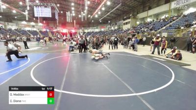 144 lbs Round Of 16 - Oakley Maddox, Brothers Of Steel vs Carson Diana, Pikes Peak Warriors