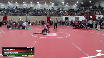 113 lbs Cons. Round 2 - Nikko Crawford, Avon vs Isaiah White, Owen Valley