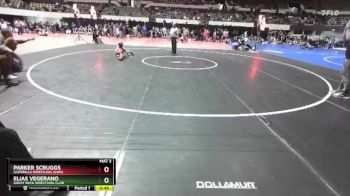 56 lbs Semifinal - Elias Vegerano, Great Neck Wrestling Club vs Parker Scruggs, Guerrilla Wrestling (GWA)