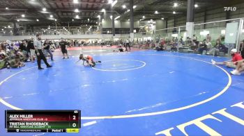 65 lbs Finals (2 Team) - Alex Miller, JEFFERSON WRESTLING CLUB vs Tristan Rhodeback, PIT BULL WRESTLING ACADEMY