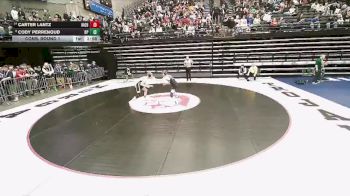 4A 132 lbs Cons. Round 1 - Carter Lantz, Highland vs Cody Perrenoud, Deseret Peak