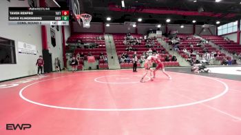 120 lbs Cons. Round 2 - Davis Klingenberg, CROSSINGS CHRISTIAN vs Taven Renfro, TUTTLE