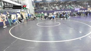 110 lbs Quarterfinal - Rocco White, Coeur D Alene vs Adrien Lara, Great Falls High/MSDB, MT
