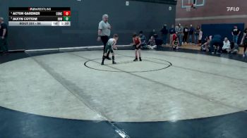 56 lbs Round 1 - Acton Gardner, Challis Blackheart Wrestling Club vs Jaxyn Cottom, Burley Bobcat Wrestling