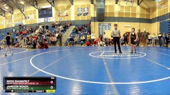 130 lbs Placement Matches (8 Team) - Jameson Roach, Delta Wrestling Club Inc. vs Amos Shanafelt, Indian Creek Wrestling Club (S)