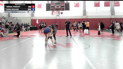 140 lbs Rr Rnd 1 - Abigail Pursley, Pembroke Rtc vs Kiara Richard, Hammer Wrestling