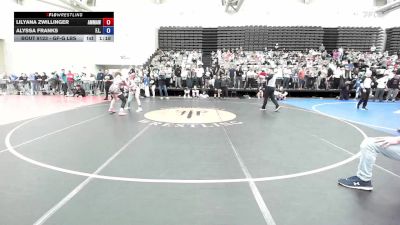 Quarterfinal - Lilyana Zwillinger, AMERICAN MMA AND WRESTLING vs Alyssa Franks, F.L.O.W.