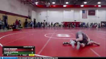 138 lbs Champ. Round 3 - Devin Heneisen, Evansville Harrison vs Chase Kasprzak, Lake Central