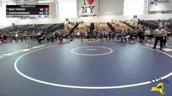 215 lbs Cons. Round 2 - Riley Fowler, Cazenovia Wrestling Club vs Austin Brinkman, Bethlehem Eagles Wrestling Club