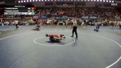 D 1 126 lbs Cons. Round 2 - Aaron Braud, Fontainebleau vs Roman Foster, Southside