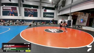 150 lbs Cons. Semi - Justin Bryant, Rise Wrestling vs Hayden Moreno, Rise Wrestling