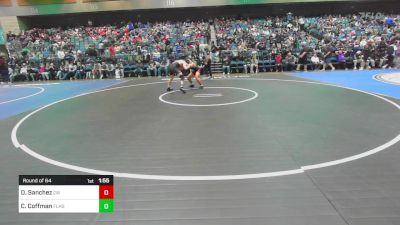 150 lbs Round Of 64 - Dominic Sanchez, Clovis West vs Coye Coffman, Fruitland