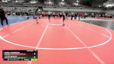 75 lbs Cons. Round 2 - Aiden Anderson, Oak Grove Little League Wrestling Club-AAA vs Lucas Bosley, Independence Youth Wrestling-AA