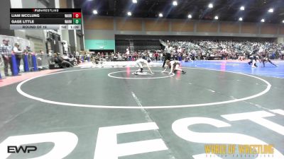 96 lbs Round Of 16 - Liam McClung, Warriors Of Christ vs Gage Little, Warhead