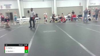 44 lbs Round 2 - Kaynen Cather, Dinwiddie Mat Rats vs Quest Bostick, 84 Athletes