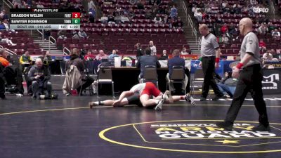 215 lbs Quarterfinal - Braedon Welsh, Fort Cherry vs Sawyer Robinson ...