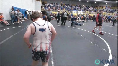 90 lbs Round Of 32 - Waylen Higbee, Morrison Takedown Club vs Rayden Lane, Midwest City Bombers Youth Wrestling Club