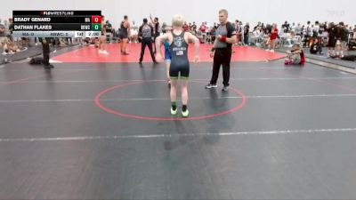 106 lbs Round 3 (4 Team) - Dathan Flakes, Bulloch Bandits Wrestling Club vs Brady Genard, Mat Assassins