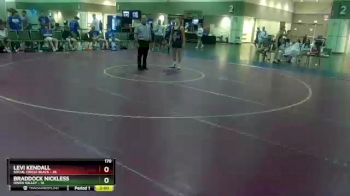 170 lbs Round 4 (16 Team) - Braddock Nickless, Owen Valley vs Levi Kendall, Social Circle Black