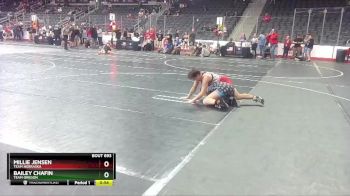 132 lbs Cons. Round 2 - Bailey Chafin, Team Oregon vs Millie Jensen, Team Nebraska