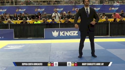 Mary Charlotte Annie Jay vs Sophia Costa Goncalves 2026 Pan Kids Jiu-Jitsu IBJJF Championship
