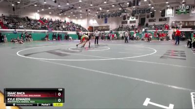 126 lbs Round 4 - Isaac Baca, Purdue Polytechnic Englewood vs Kyle Edwaeds, Indianapolis Arsenal Tech