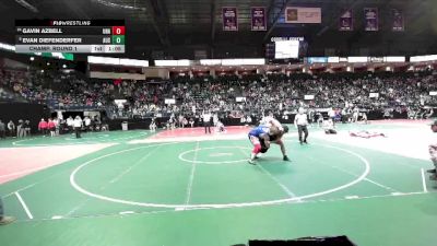 287 lbs Champ. Round 1 - Evan Diefenderfer, AUS1 vs Gavin Azbell, Unattached