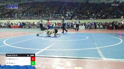 101 lbs Consi Of 32 #1 - Peyton Morris, Mustang Middle School vs Andrew Price, Sand Springs HS