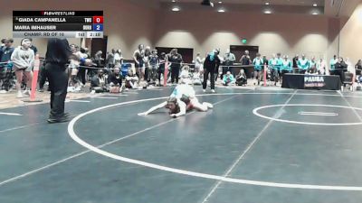 155 lbs Champ. Rd Of 16 - Giada Campanella, Tiger Wrestling Club vs Maria Imhauser, Duro