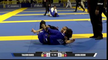 Arjuna Brown vs Thalison Soares 2026 World Jiu-Jitsu IBJJF Championship