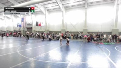 40 lbs Quarterfinal - Logan Jensen, Westlake vs Cal Green, Northside Wrestling Club