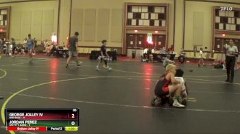 85 lbs Round 2 (4 Team) - Jordan Perez, Smitty`s Barn vs George Jolley IV, Bad Bass