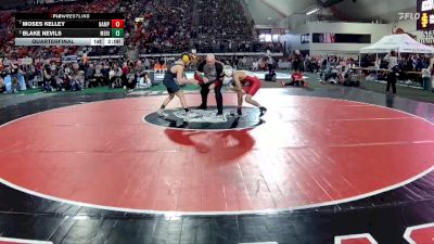 6A 126 lbs Quarterfinal - Moses Kelley, Nampa vs Blake Nevils, Meridian