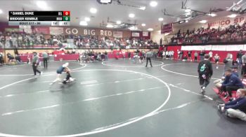 98 lbs 5th Place Match - Bridger Kemble, Middleton vs Daniel Duke, Declo