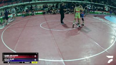 155 lbs Placement (16 Team) - GABE DELGADO, Nevada GOLD vs Kyle Zajic, Oregon 1
