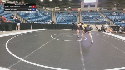 138 lbs Cons. Round 5 - Sonia Balwas, OSU Cowgirl Wrestling Club vs Norah Roettgen, Missouri Valley College