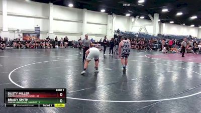 285 lbs Round 1 (6 Team) - Dusty Miller, Indiana Smackdown Gold vs Brady Smith, Foxfire Wrestling Club RED