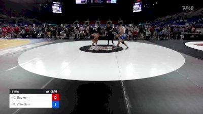 215 lbs Cons 8 #1 - Carson Gooley, ID vs Mason Villwok, NE