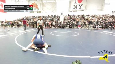 138 lbs Champ. Round 2 - Sardorbek MEMBERSHIP Salohitdinov, Willpower Wrestling Club vs Evan Wright, Pioneer Youth Wrestling