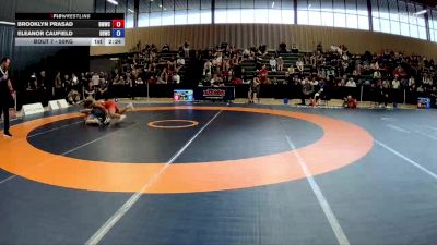 50kg Quarterfinal - Brooklyn Prasad, Burnaby Mountain Wrestling Club vs Eleanor Caufield, Black Bears Wrestling Club