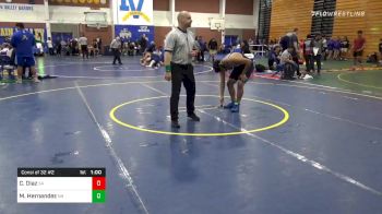 182 lbs Consolation - Carlos Diaz, Santa Ana vs Max Hernandez, Newport Harbor