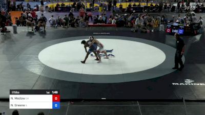 175 lbs Cons 64 #2 - Nicholas Medow, OH vs Noah Greene, IL