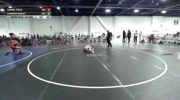 42 lbs Quarterfinal - Daniel Rojo, Reign WC vs Carson Bailey, Stout Wr Ac