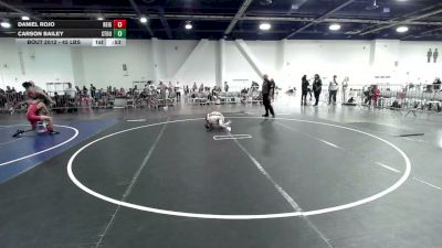 42 lbs Quarterfinal - Daniel Rojo, Reign WC vs Carson Bailey, Stout Wr Ac