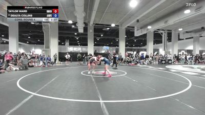 Cons. Round 4 - Taylor Ward, Barlow Mat Club (DBA Barlow Wrestling) vs Dealya Collins, Alber Athletics Wrestling Club
