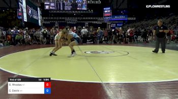 126 lbs Rnd Of 128 - Drake Rhodes, Montana vs Christian Davis, Washington