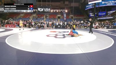 140 lbs Cons. Rd Of 32 - Nicole Dziura, IL vs Corey Harris, OK